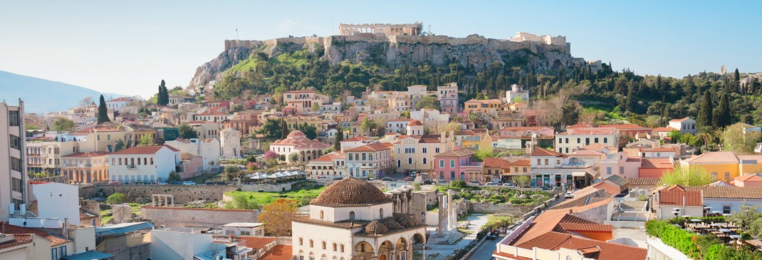 A cityscape of Athens